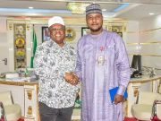 A courtesy visit to the Performing Minister of Works, His Excellency Engr. David Nweze Umahi @HE Dave Umahi Min Of Works