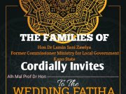 Assalamu Alaikum, Please accept this as a formal invitation, in case the wedding invitation didn’t get to you on time.