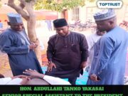 HON. ABDULLAHI YAKASAI CONDOLENCE VISIT TO HON. RABIU BABA NABEGU ON THE LOSS OF HIS MOTHER.