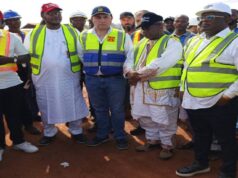 On Friday 12/09/2025, The Senior Special Assistant to the President on Community Engagement Northwest, accompanied the Honourable Minister of Works His Excellency Senator David Nweze Umahi CON and the Minister of State Muhammed Bello Goronyo Esq, for the inspection of The Sokoto-Badagry Superhighway.