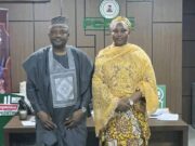 The Executive Commissioner, Corporate Services, FCCPC, Hajiya Ummusalama Isyaka Rabi’u, received a courtesy visit from Hamza Ibrahim Baba, Coordinator of the Government Enterprise and Empowerment Programme (GEEP).